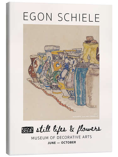 Obraz na płótnie Still Lifes & Flowers – Peasants' Jug and Ceramics, 1918