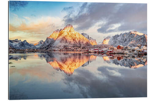 Gallery print Winter sunrise over Nordland