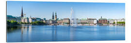 Gallery Print Binnenalster in Hamburg im Sommer