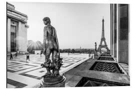 Aluminiumtavla Place du Trocadéro in Paris