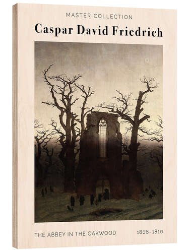Trebilde The Abbey in the Oakwood, 1808-1810