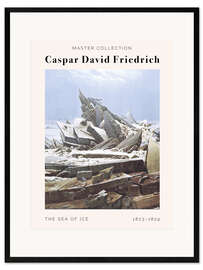 Impresión de arte enmarcada The Sea of Ice, 1823-1824