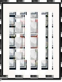 Gerahmter Kunstdruck Die rote Schlange