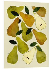 Foam board print Pears