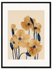 Impresión de arte enmarcada Poppies