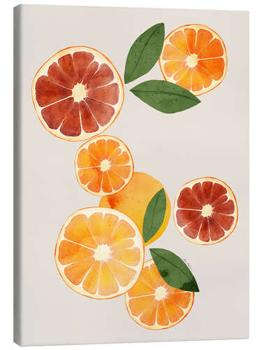 Stampa su tela Citrus fruits