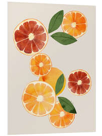 PVC print Citrus fruits