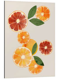 Magnettafel Zitrusfrüchte