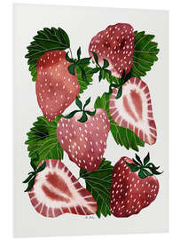 Foam board print Strawberries