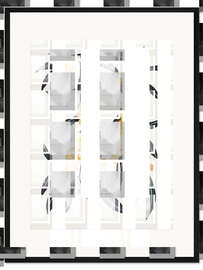 Gerahmter Kunstdruck Akazienzweig