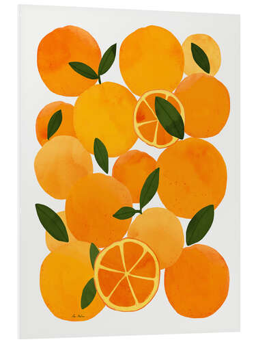 Foam board print Oranges