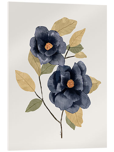 Akryylilasitaulu Blue roses