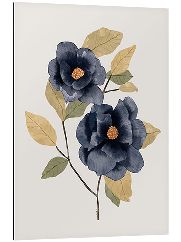 Stampa su alluminio Blue roses