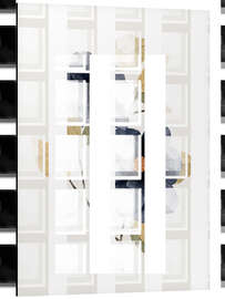 Magnettafel Blaue Rosen