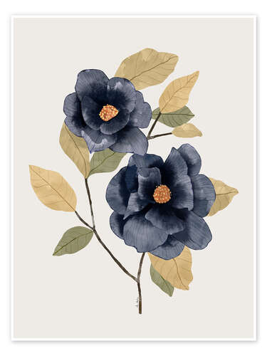 Poster Blue roses