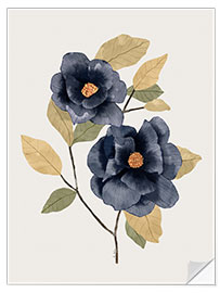 Sisustustarra Blue roses