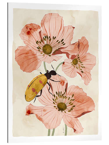 Gallery print Flowers and insect