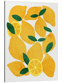 Aluminium print Lemons