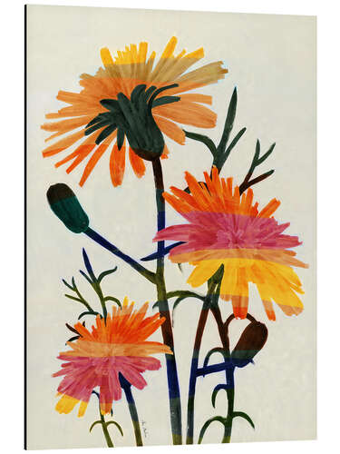 Aluminium print Colorfull Wild flowers