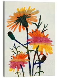 Tableau sur toile Colorfull Wild flowers