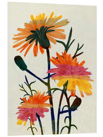 Tableau en PVC Colorfull Wild flowers