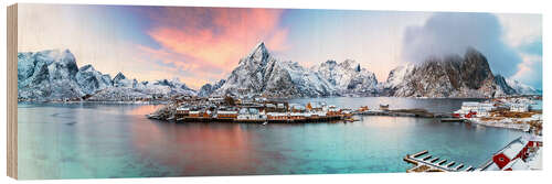 Puutaulu Turquoise sea in Lofoten