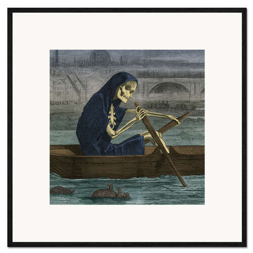 Impresión de arte enmarcada The great stink (1858)
