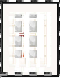 Gerahmter Kunstdruck Farbkontrast Diagramm I
