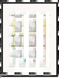 Gerahmter Kunstdruck Farbenlehre, 1810 II