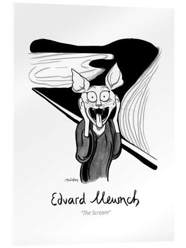 Stampa su vetro acrilico Edvard Mewnch - The Scream