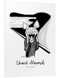 Foam board print Edvard Mewnch - The Scream