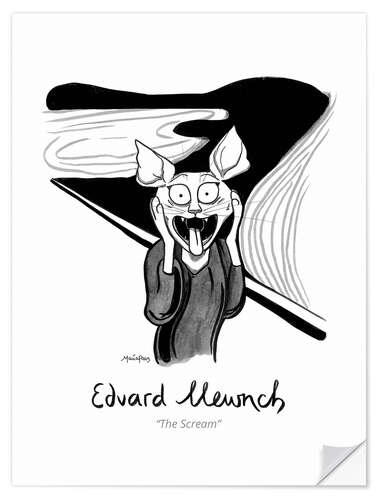 Wandsticker Edvard Mewnch - The Scream