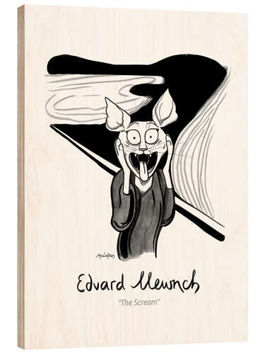 Puutaulu Edvard Mewnch - The Scream