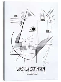 Canvas print Wassily Catinsky - Yellow Red Miau