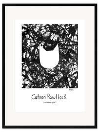 Framed art print Catson Pawllock - Lucimeow 1947