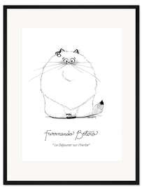 Gerahmter Kunstdruck Furrnando Botero - Le Déjeuner sur l'herbe