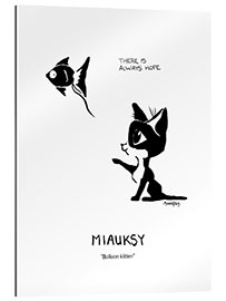 Gallery print Miauksy - Balloon kitten