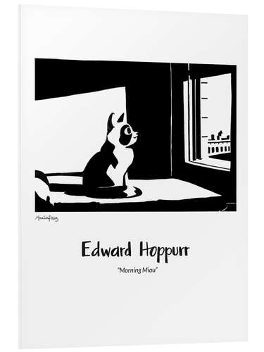 PVC print Edward Hoppurr - Morning Miau