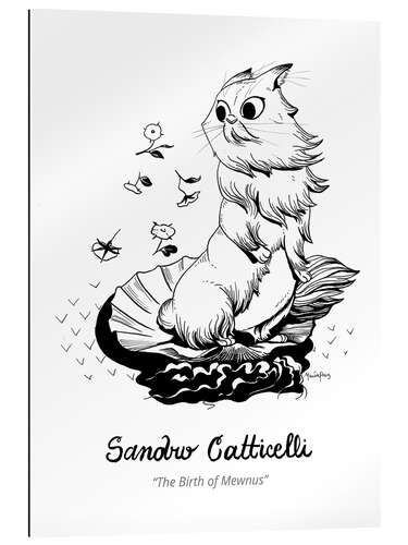 Galleriprint Sandro Catticelli - The Birth of Meownus