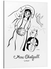 Magnettafel Marc Chatgall - La Miauée