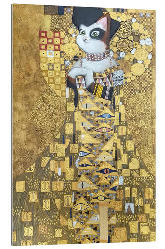 Gallery print Catstav Klimt - Portrait of Adele Bloch-Meower