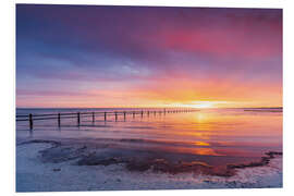 Foam board print Sunrise on the beach