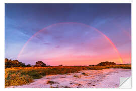 Sisustustarra Rainbow on the beach