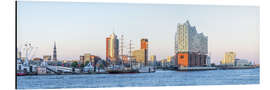 Alubild  Elbphilharmonie und Hamburg Hafen Panorama - Jan Christopher Becke
