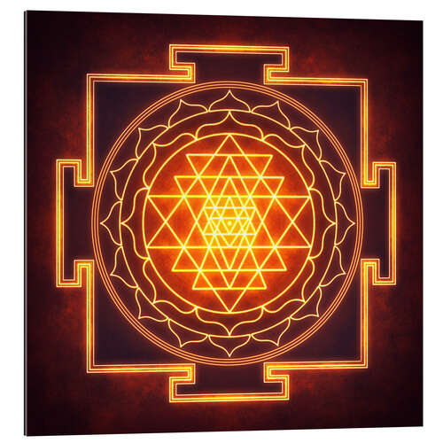 Galleritryck Sri Yantra XI-II