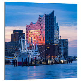 Magnettafel Elbphilharmonie bei Sonnenaufgang