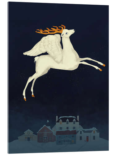 Akrylbillede Flying Deer