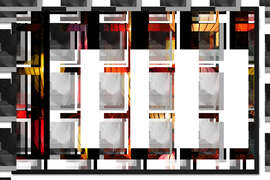 Gerahmter Kunstdruck Leuchtende Laternen in Hoi An, Vietnam