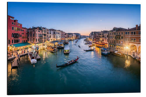 Cuadro de aluminio Grand Canal in the evening, Venice, Italy