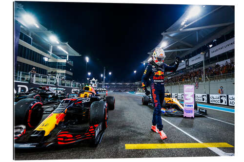 Galleritryk Pole man Max Verstappen, Abu Dhabi GP, 2021